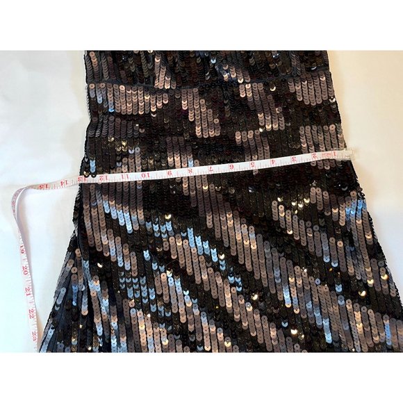 NWT Akira Black Label Women Sequin Beaded Party Cocktail Mini Dress Size Small - Picture 4 of 10